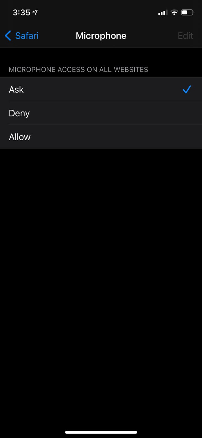 How do I unblock my camera in my browser?
